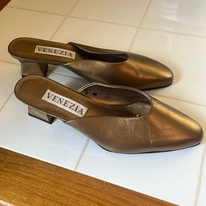 EUC Vintage Heeled Mules